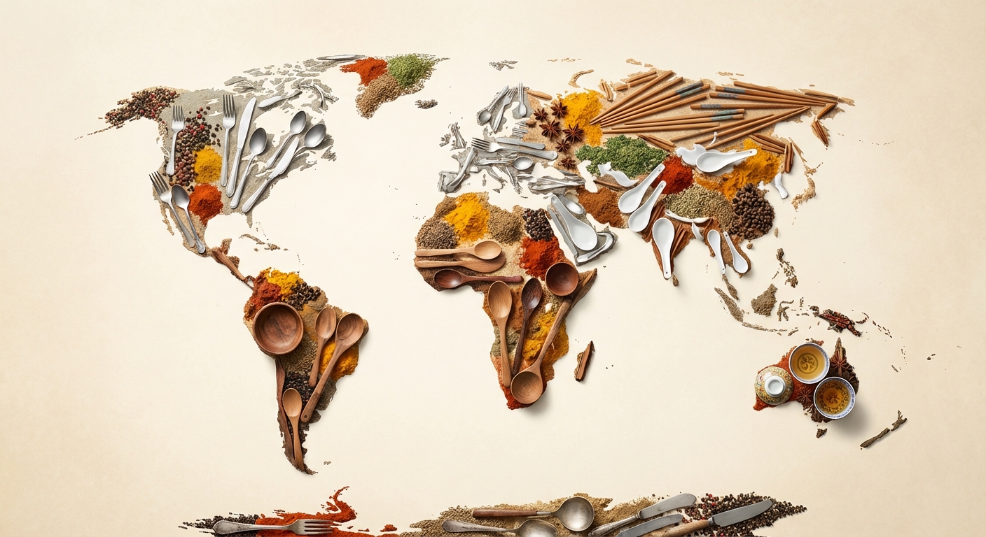 Le Tour du Monde des Bonnes Manières : Gastronomie et Rituels