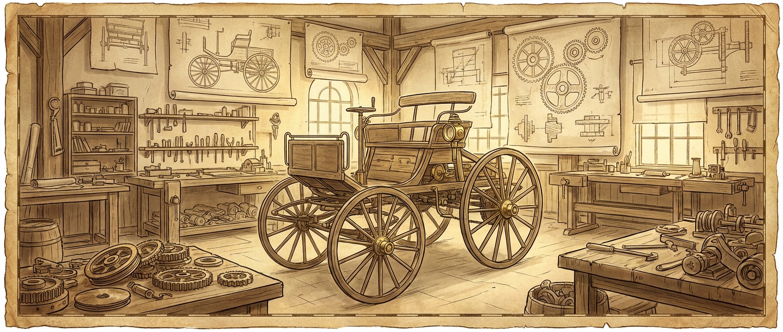 L'Aube de l'Automobile : Les Pionniers de la Route